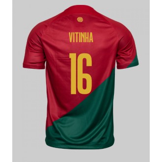 Portugal Vitinha #16 Hemmatröja VM 2022 Korta ärmar